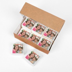 12 Marshmallow personalizzati - Foto di Natale. n2