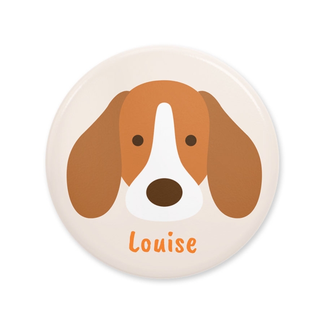 Badge da personalizzare - Cane Beagle 