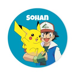 Dischi cupcake da personalizzare - Pokmon Ash. n2