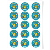 Dischi cupcake da personalizzare - Pokmon