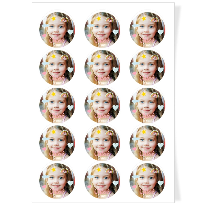 Dischi cupcake da personalizzare - Foto 