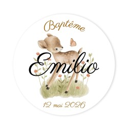 Dischi per cupcake da personalizzare - Legno grazioso. n2