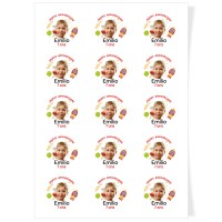 Dischi cupcake da personalizzare - Testa tra le stelle