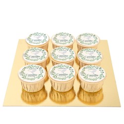 Dischi cupcake da personalizzare - Colomba Battesimo. n3