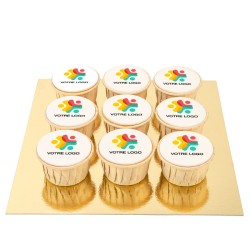 Dischi cupcake da personalizzare - Logo. n3