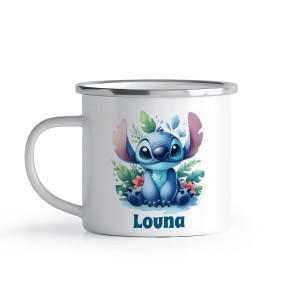 Tazza smaltata personalizzata - Stitch