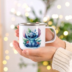 Tazza smaltata personalizzata - Stitch. n3
