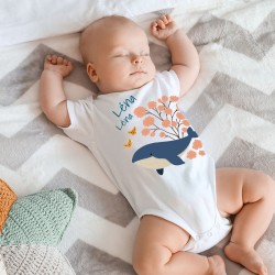 Body personalizzato per neonati - Baby Whale. n1