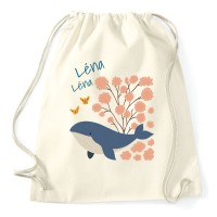 Borsa attivit personalizzata - Baby Whale