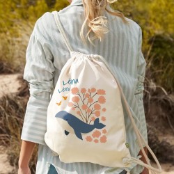 Borsa attivit personalizzata - Baby Whale. n1