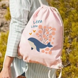 Borsa attivit personalizzata - Baby Whale. n3