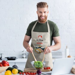 Grembiule personalizzabile per adulti - Sushi Master. n�1