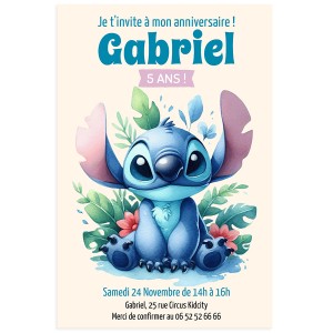 Invito personalizzabile - Stitch
