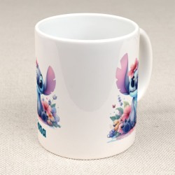 Tazza personalizzabile - Stitch Flowers. n�4