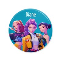 Distintivo personalizzabile - K-Pop Demon Hunters Trio