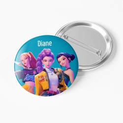 Distintivo personalizzabile - K-Pop Demon Hunters Trio. n�1