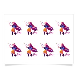 8 tatuaggi personalizzabili - K-Pop Demon Hunters Mira. n�1