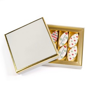 Confezione regalo da 6 Calisson personalizzati - Albero di Natale