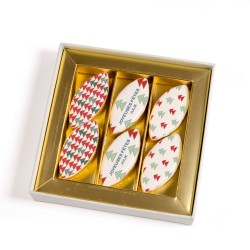 Confezione regalo da 6 Calisson personalizzati - Albero di Natale. n�1
