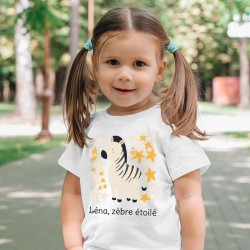 T-shirt personalizzabile - Zebra stellata. n�1