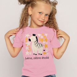 T-shirt personalizzabile - Zebra stellata. n�3