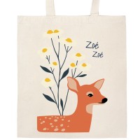 Borsa tote personalizzabile - Woodland Flower