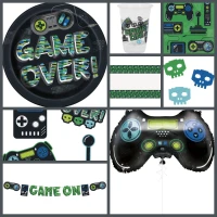 Scatola per feste di compleanno Maxi Gamer