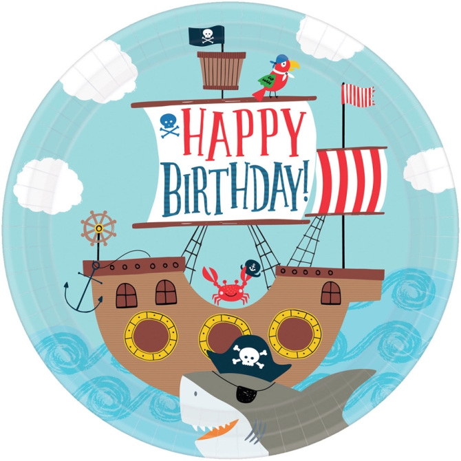 Party box Pirata Birthday formato grande 