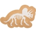 Grande Party Box Dinosauro Kraft / Bianco. n1