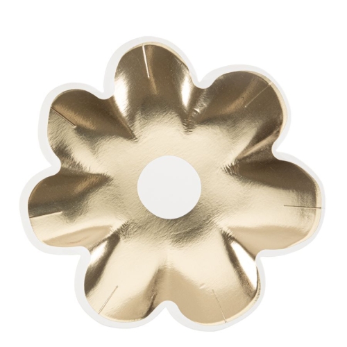 Grande Party Box Margherite bianche e oro 