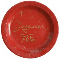 Tema compleanno Buone Feste Rosso e Oro per il compleanno del tuo bambino