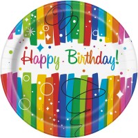 Tema compleanno Happy Birthday Rainbow per il compleanno del tuo bambino