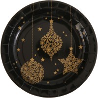 Tema compleanno Natale Chic Nero per il compleanno del tuo bambino