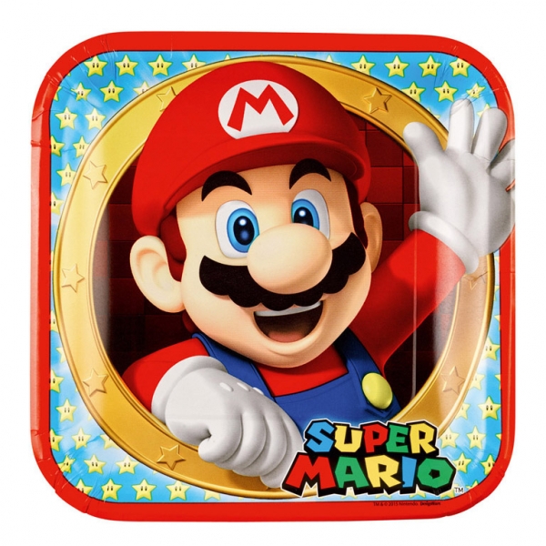Party box Mario formato grande per il compleanno del tuo bambino - Annikids
